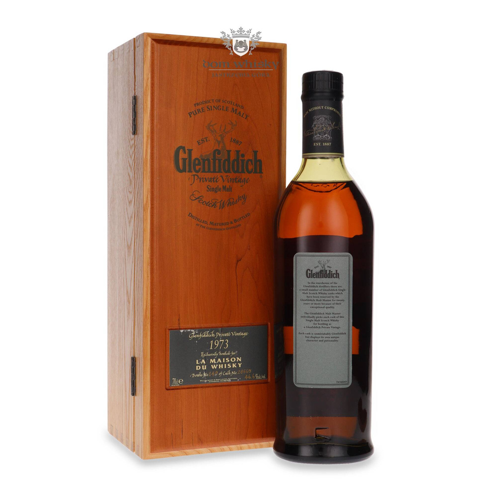 Glenfiddich 1973 Private Vintage, 34 Year Old(Cask28563)46.6% /0.7