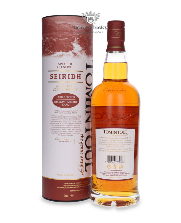 Tomintoul Seiridh Oloroso Sherry Cask /40%/ 0,7l	