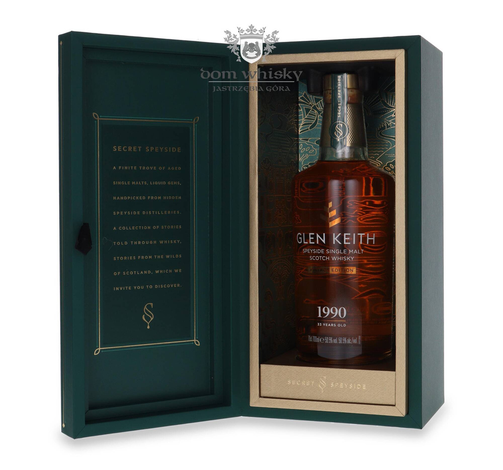 Glen Keith Vintage 1990, 33 year old Secret Speyside Collection / 50.5% 0.7l