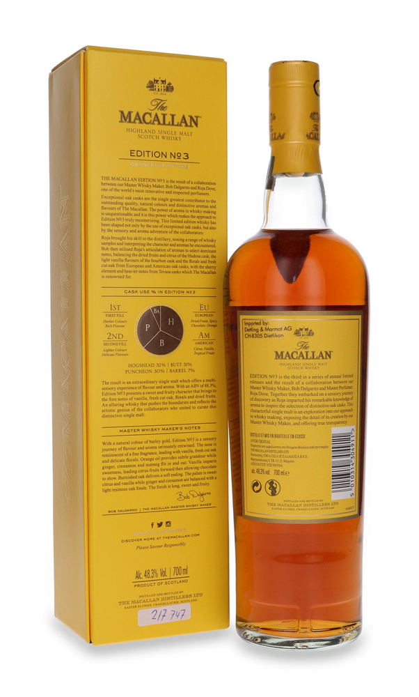 The Macallan Edition No. 3 Limited Edition / 48,3% / 0,7l