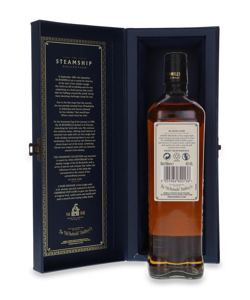 Bushmills Rum Cask Reserve The Steamship Collection / 40% / 0,7l