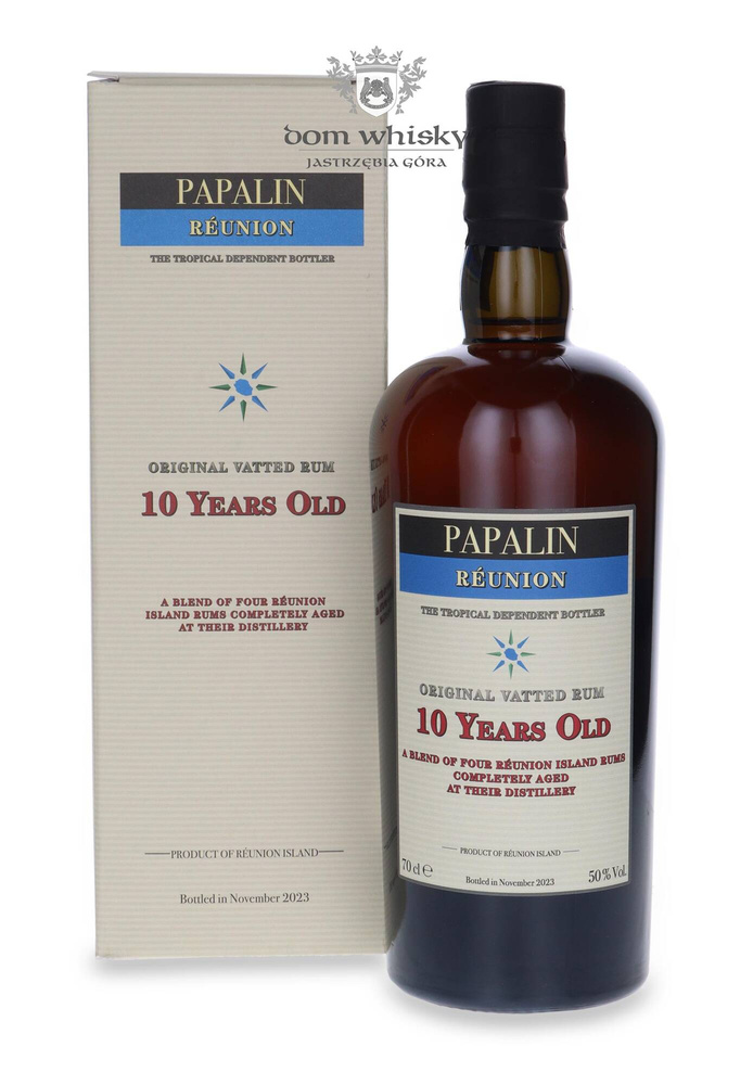 Papalin Reunion 10 Year Old Rum (Bottled 2023) / 50% / 0.7l