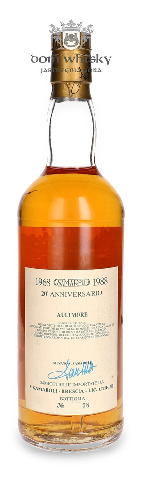 Aultmore 1974 (Bottled 1988) Samaroli 20th Anniversary / 50% / 0,75l	