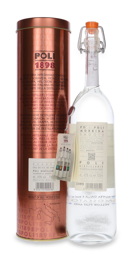Po di Poli Morbida Grappa Moscato / 40% / 0,7l