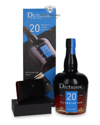 Dictador 20-year-old Rum + Wallet / 40% / 0.7l
