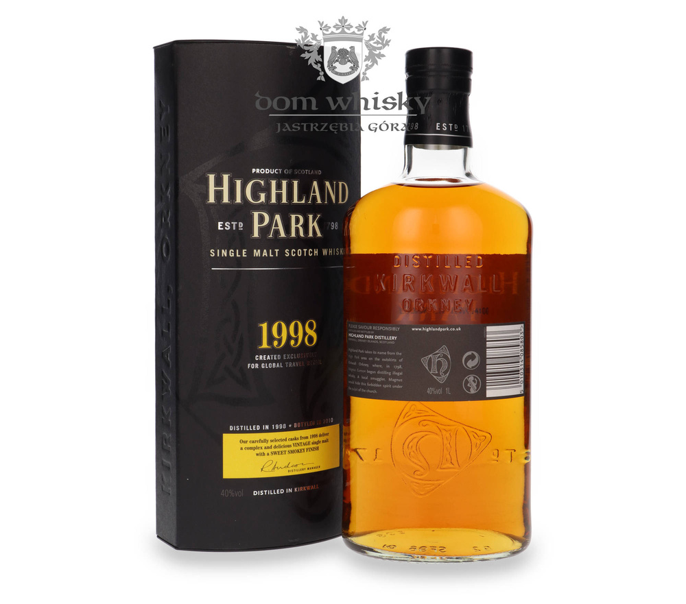 Highland Park 1998 Vintage (Bottled 2010) / 40% / 1.0l