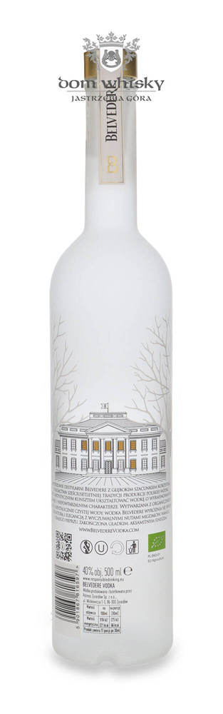 Belvedere Organic Vodka / 40% / 0.5l