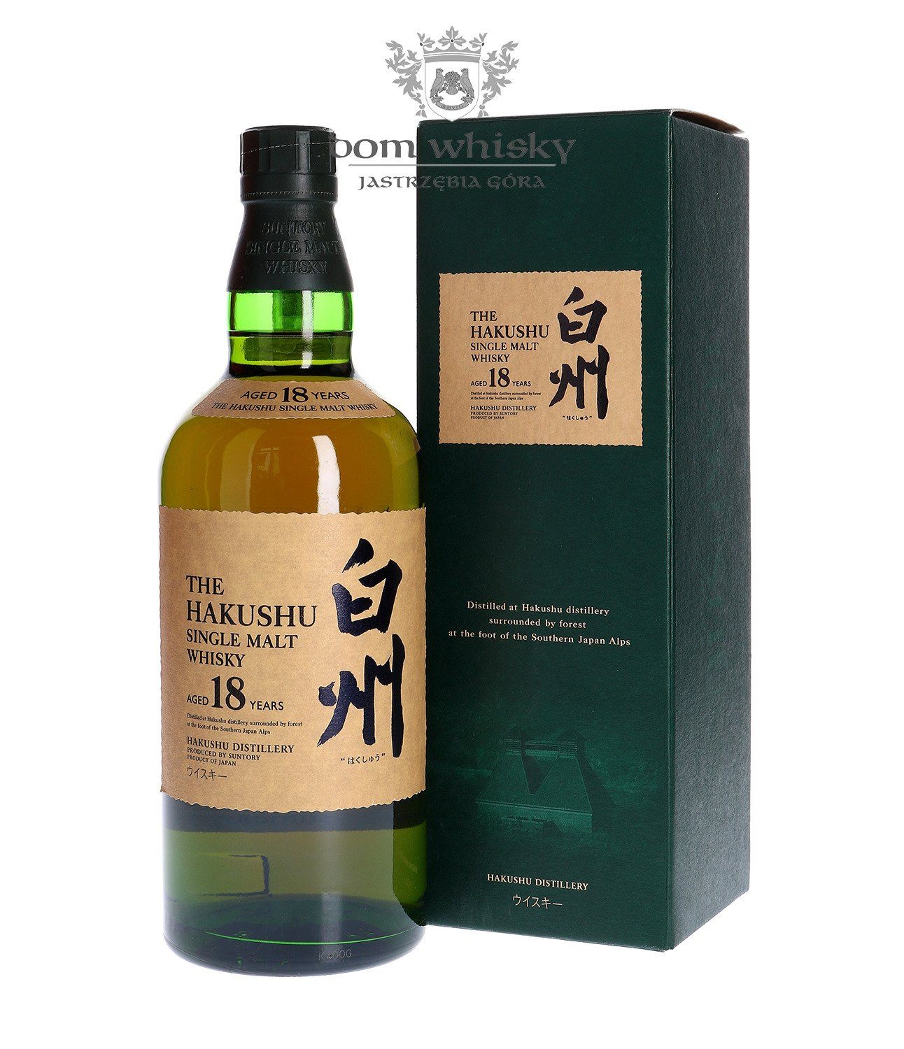 THE HAKUSHU 18年 シングルモルトウイスキー Hakushu 18-letnia Single Malt Whisky 43% 0,7l Japonia