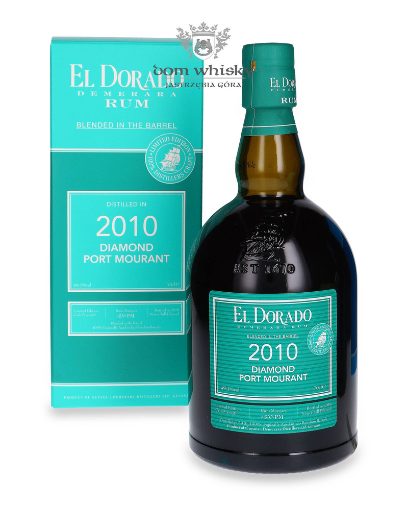 El Dorado 2010 Diamond Port Mourant Rum / 49.1% / 0.7l