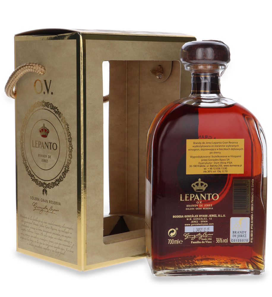 Lepanto OV Brandy de Jerez Solera Gran Reserva / 36% / 0,7l