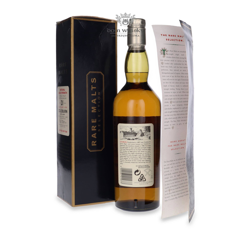 Coleburn 21-letni (D.1979, B.2000) Rare Malts / 59,4% / 0,7l