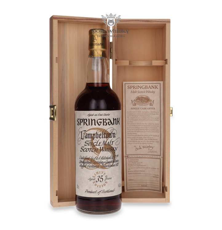 Springbank 35-letni  Millennium Bottling Limited Edition / 46% / 0,7l