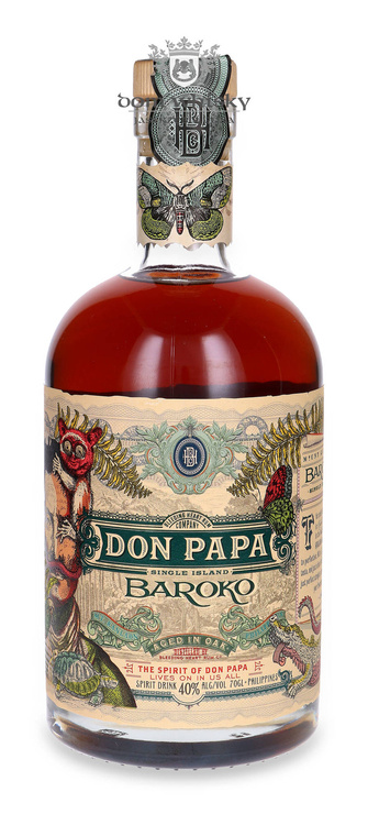 Don Papa Baroko Rum Philipines / 40% / 0,7l