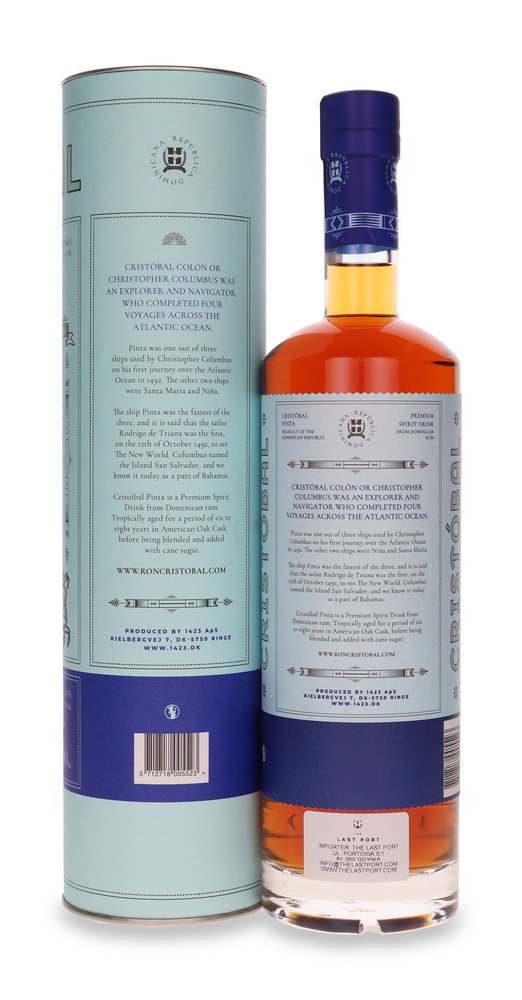 Ron Cristobal Pinta / Dominicana / 40% / 0.7l