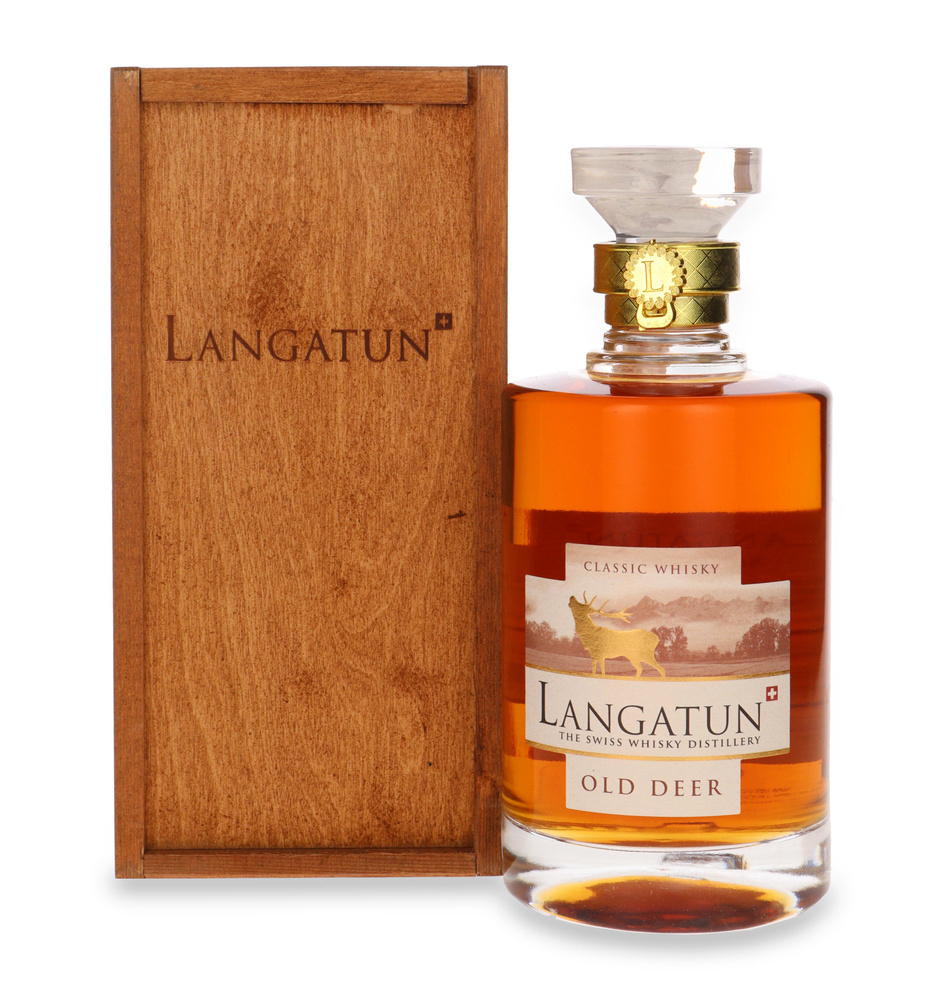 Langatun Old Deer Swiss Single Malt Whisky / 46%/ 0,5l