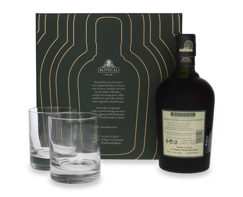 Botucal Reserva Exclusiva + 2 glasses / 40% / 0.7l