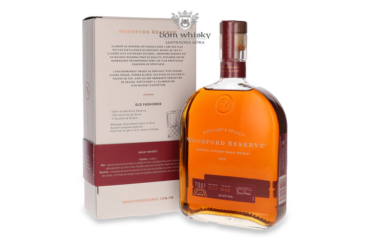 Woodford Reserve Kentucky Straight Wheat Whiskey /karton/ 45,2%/ 0,7l    