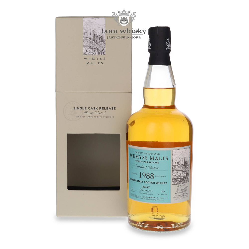 Bowmore 1988, 31-year-old Candied Violets, Wemyss Malts / 46%/ 0.7l
