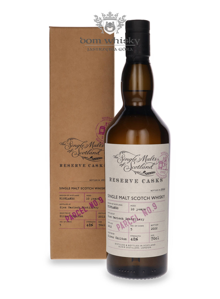 Glen Garioch 10-letni The Single Malts of Scotland Reserve Cask Parcel No.9 / 48%/ 0,7l