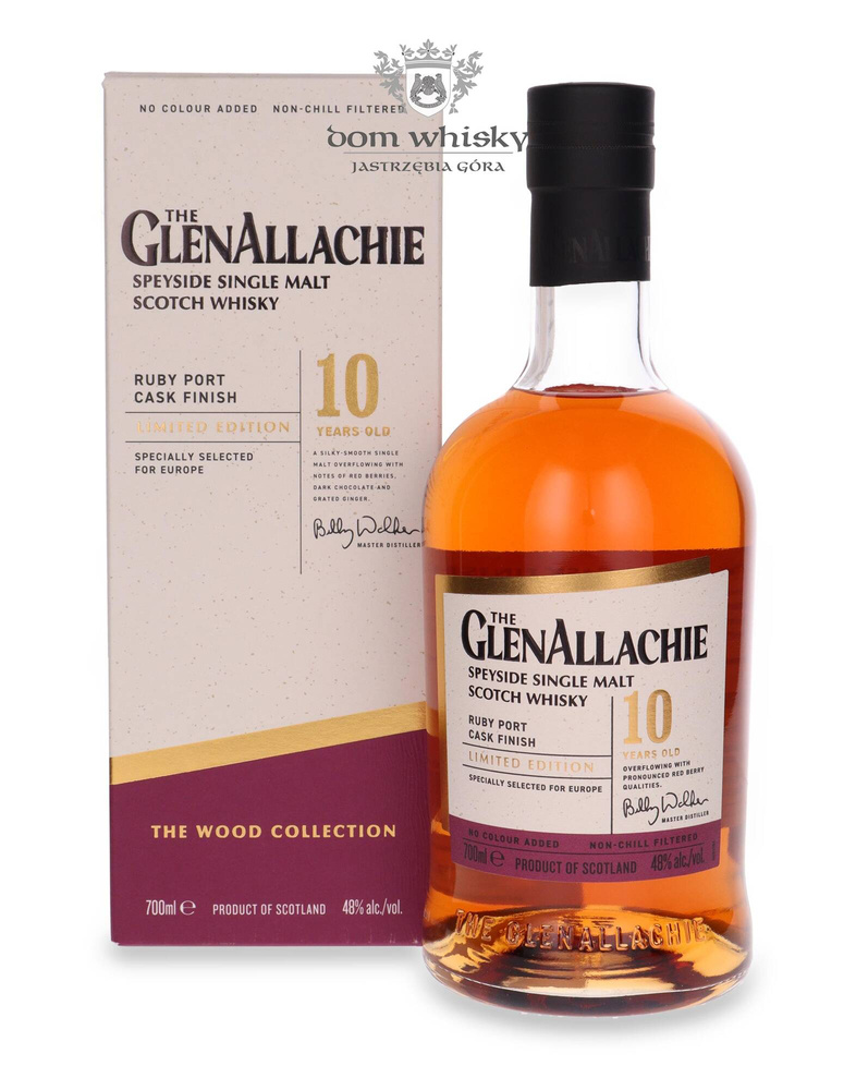Glenallachie 10 Year Old Ruby Port Cask Finish / 48% / 0.7l