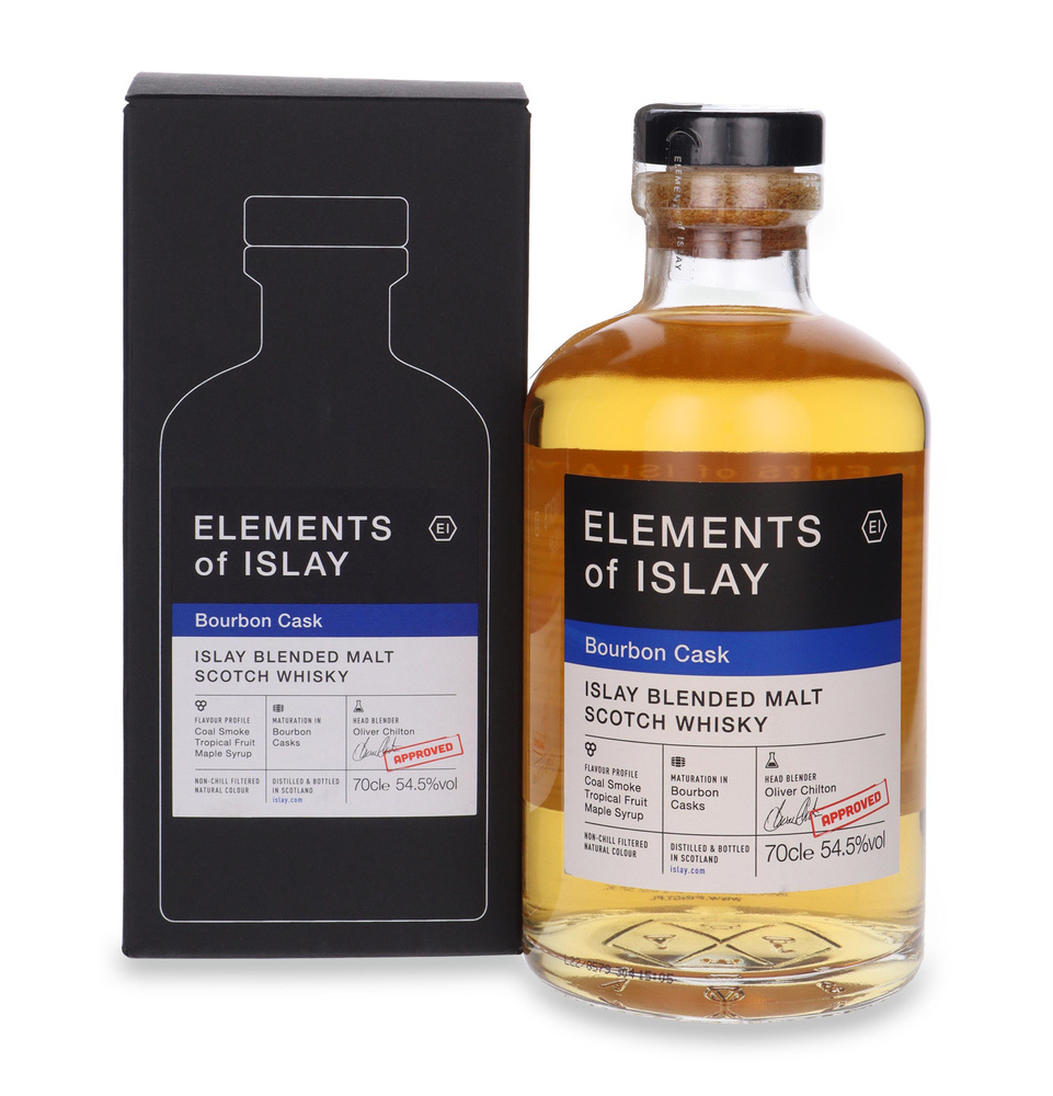 Elements of Islay Bourbon Cask, Blended Malt Whisky / 54,5%/ 0,7l