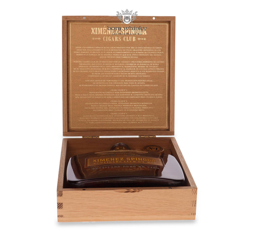 Ximenez-Spinola Cigars Club No.1 Brandy / 44.15% / 0.7l