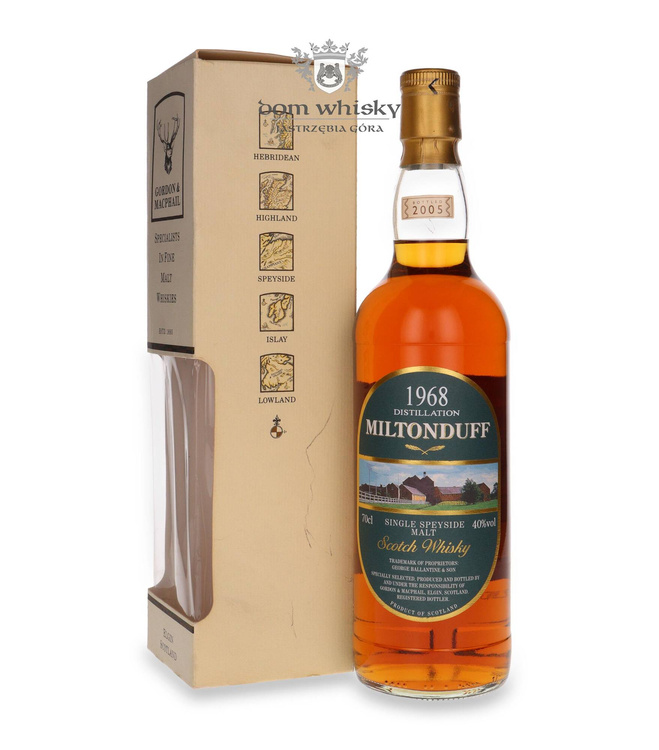 Miltonduff 1968 (Bottled 2005) Gordon & MacPhail / 40%/ 0,7l