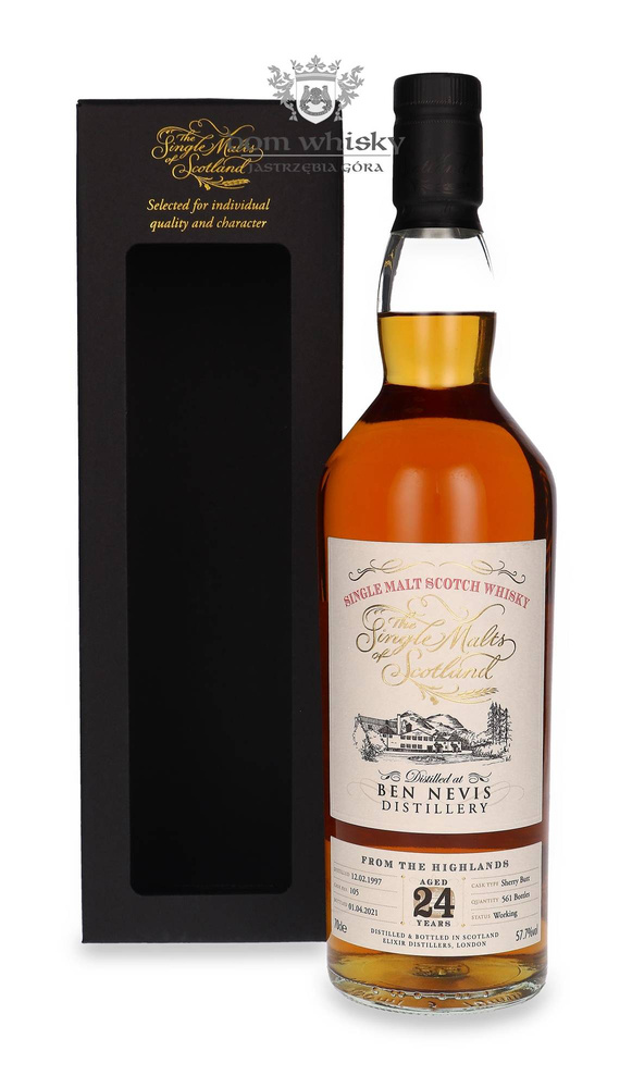 Ben Nevis 24-letni (D.1997, B.2021)The Single Malts of Scotland / 57,7%/ 0,7l 