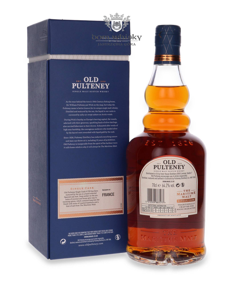 Old Pulteney Single Cask (D.2010, B.2023) / 64.2%/ 0.7l