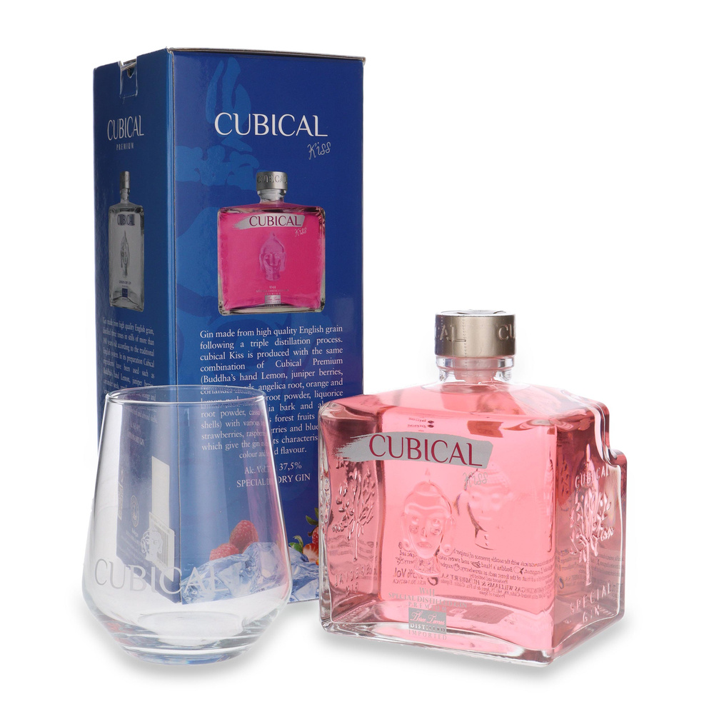 Cubical Kiss Premium Dry Gin (free glass) / 37.5% / 0.7l
