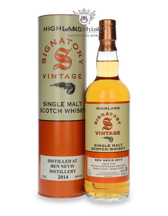 Ben Nevis 8-letni (D.2014, B.2022) Signatory Vintage  / 43% / 0,7l