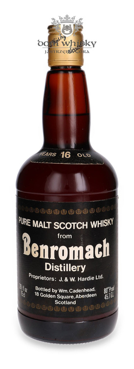 Benromach 16-letni Pure Malt, Cadenhead’s / 45,7%/ 0,75l 	