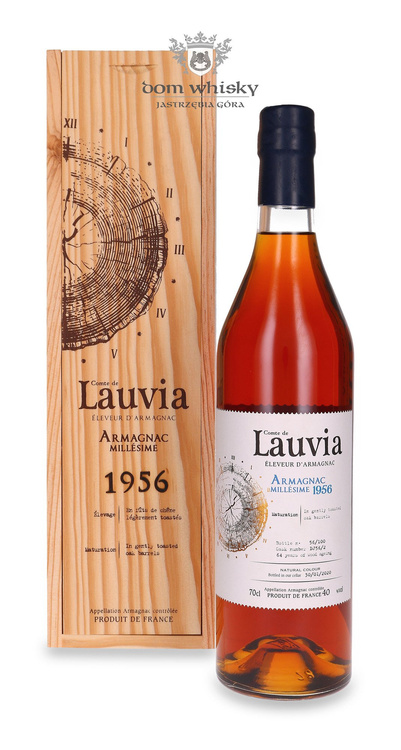 Armagnac Comte de Lauvia Vintage 1956, 64-letni / 40% / 0,7l