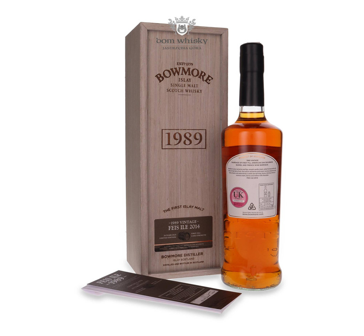 Bowmore 24-letni (D.1989, B.2014) Fèis Ìle Edition / 53,3%/ 0,7l	