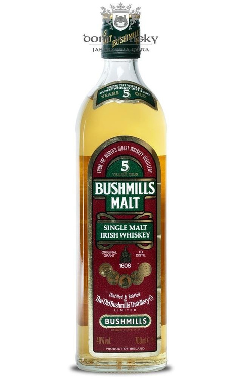 Bushmills 5-letni / 40%/ 0,7l