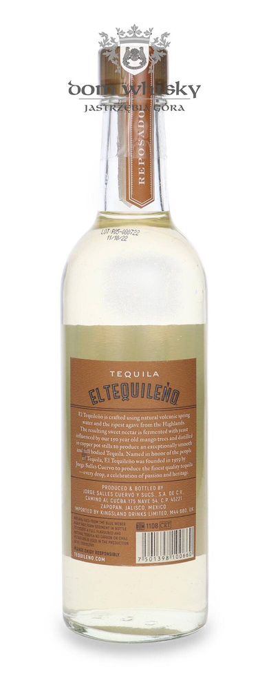 Tequila El Tequileno Reposado 100% Agave Azul / 38% / 0.5l