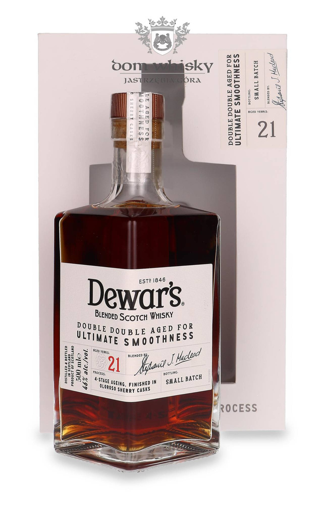 Dewar's 21-year-old Double Double /46%/ 0.5l + bar measure