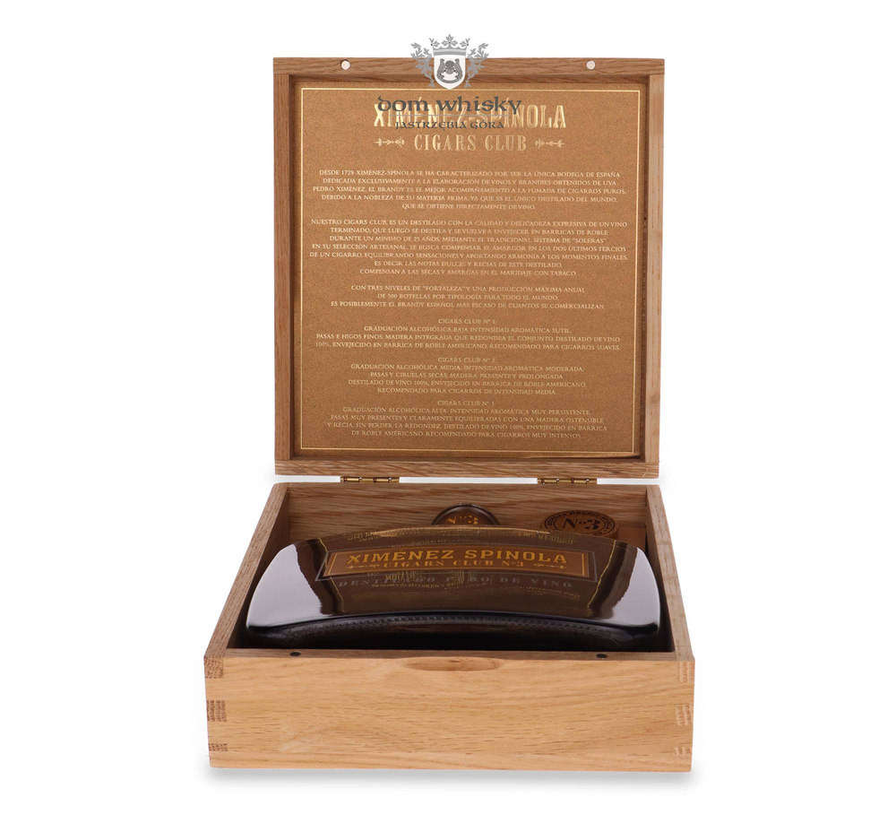 Ximenez-Spinola Cigars Club No.3 Brandy / 48.52% / 0.7l