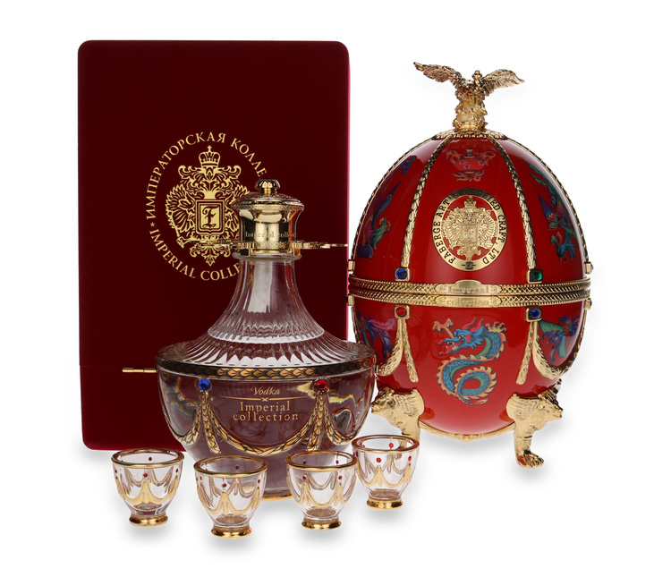 Wódka Imperial Collection Fabergé Red Dragon / 40% / 0,7l