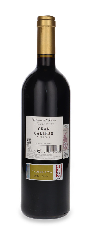Callejo Gran Reserva 2019 /14,5% / 0,75l