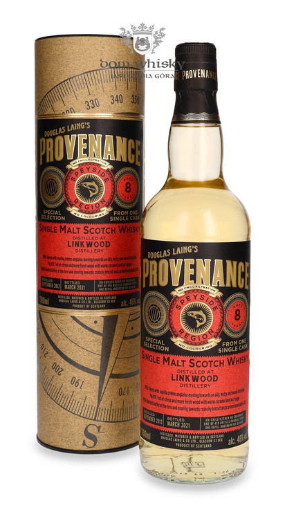 Linkwood 8-letni (D.2012, B.2021) Douglas Laing’s Provenance / 46%/ 0,7l