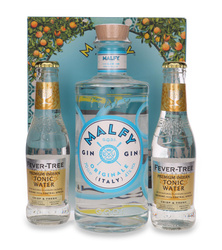 Malfy Originale Italian Gin / 41%/ 0,7l + 2x Tonic Fever-Tree (Premium Indian & Mediterranean)
