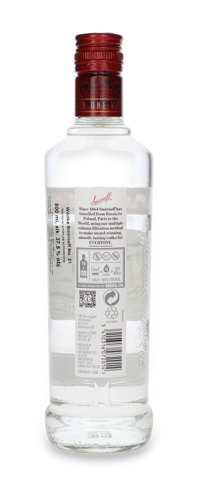 Wódka Smirnoff No. 21 Red / 37,5% / 0,5l