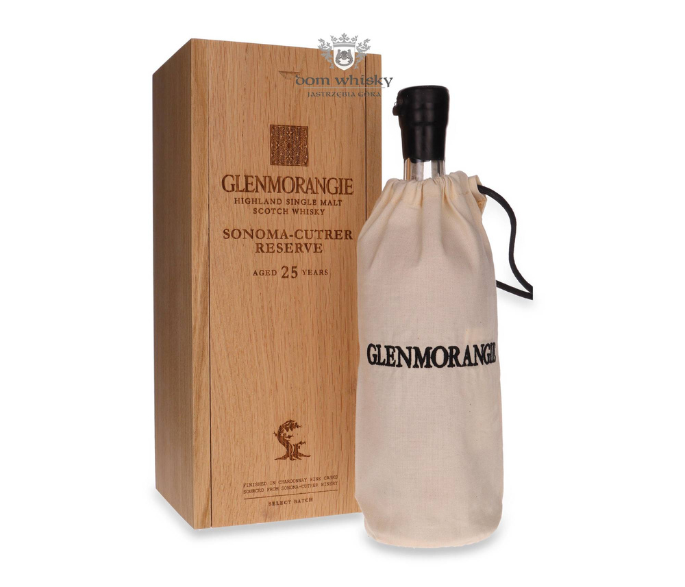 Glenmorangie 25 Year Old Sonoma-Cutrer Reserve / Wooden Box / 50.4% / 0.7l