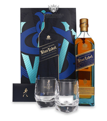Johnnie Walker Blue Limited Edition Design + 2 szklanki / 40% / 0,7l