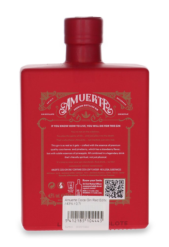 Amuerte Coca Gin Red Edition / 43% / 0.7l