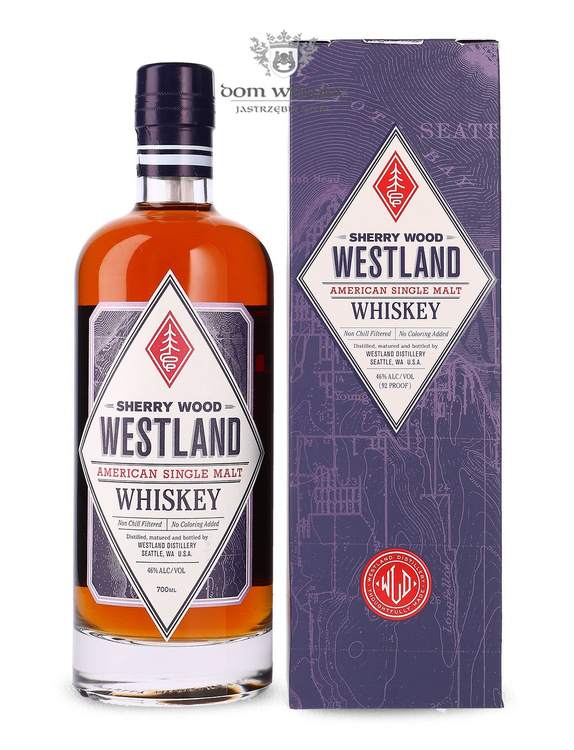 Westland Single Malt, Sherry Wood (Seattle) / 46%/ 0,7l