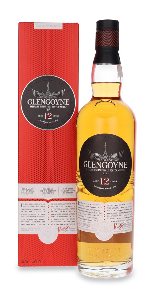 Glengoyne 12-year-old / carton / 43% / 0.7l