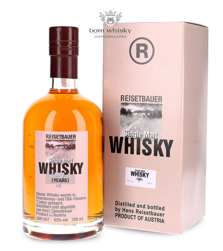 Reisetbauer 7-year-old Single Malt / 43%/ 0.7l
