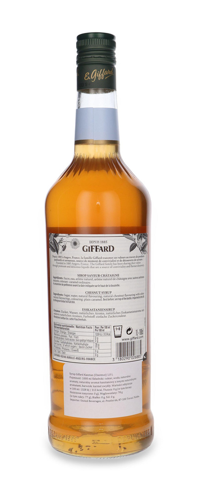 Syrop Giffard Kasztan (Chestnut) 1,0L